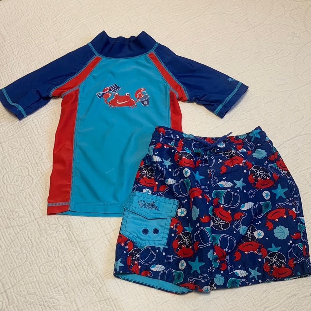 12-18m (3/$20) UV Skinz Rashguard/Trunks Set